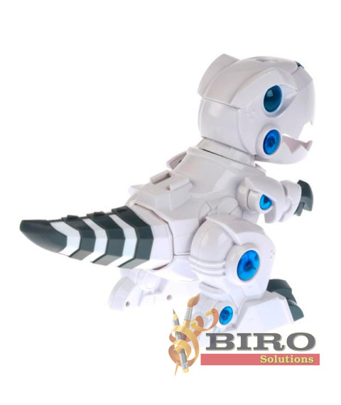 Dinozaur cu telecomanda RASTAR "DINO", alb, 27070